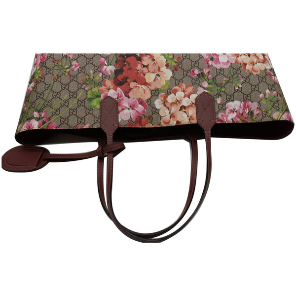 GUCCI Blooms Reversible Floral GG Canvas Tote Bag Multicolor 368571