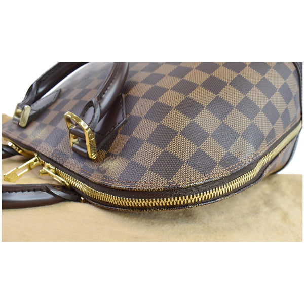 LOUIS VUITTON Alma PM Damier Ebene Satchel Bag Brown