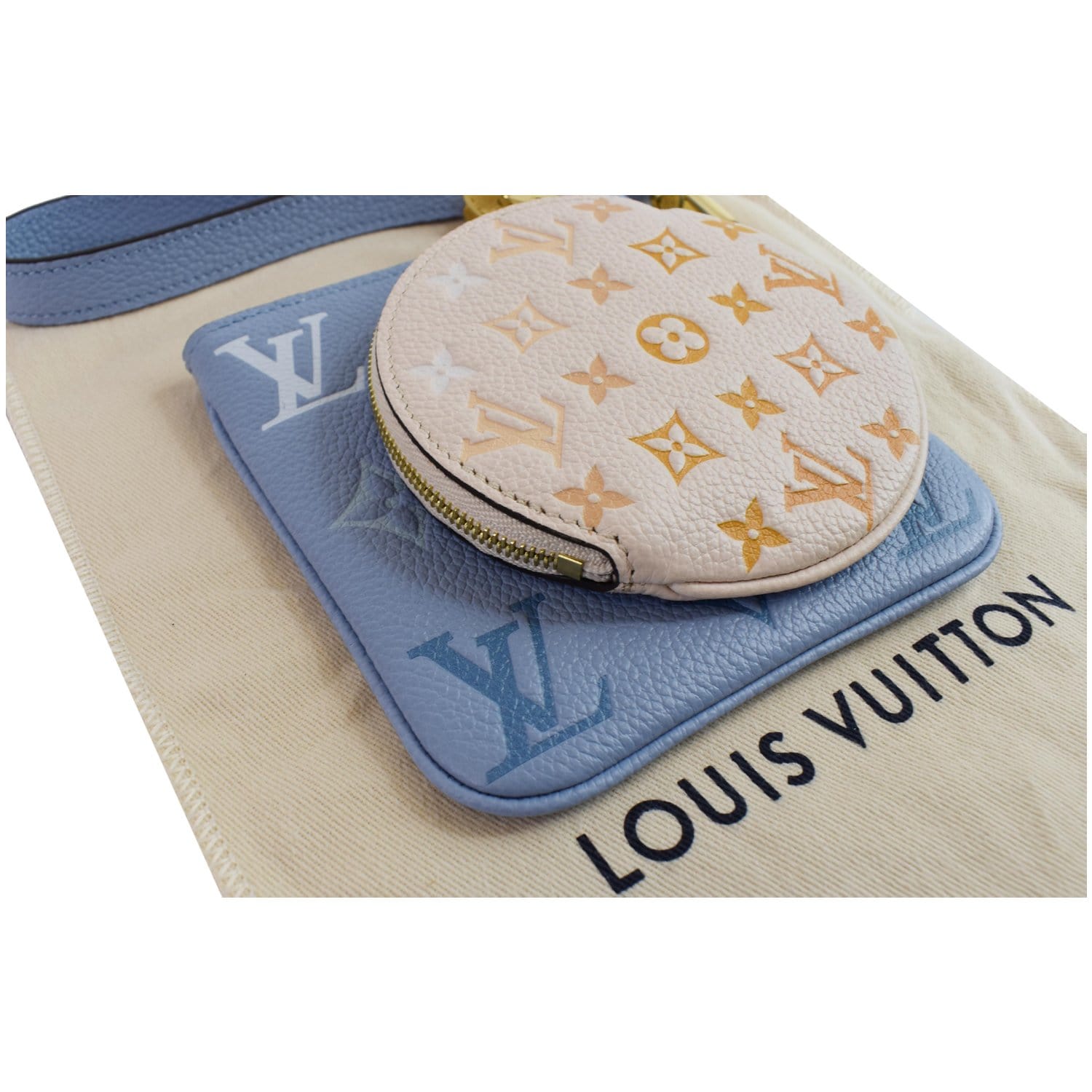 Louis Vuitton Summer Blue Monogram Empreinte Leather By the Pool
