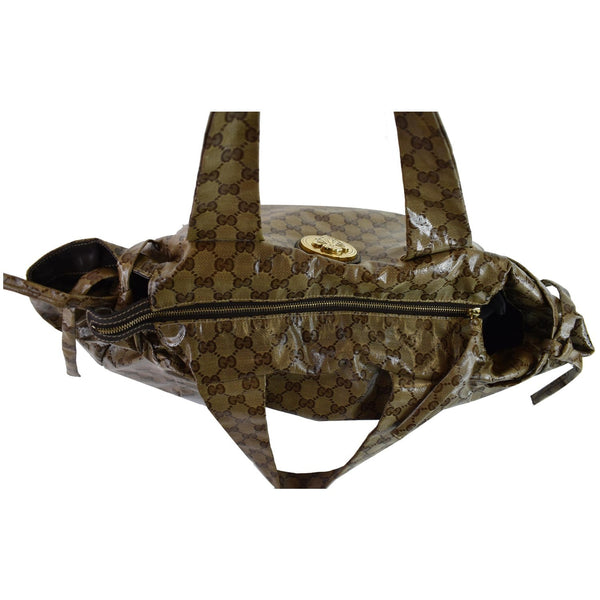 Gucci Hysteria Large Crystal Coated leather bag top