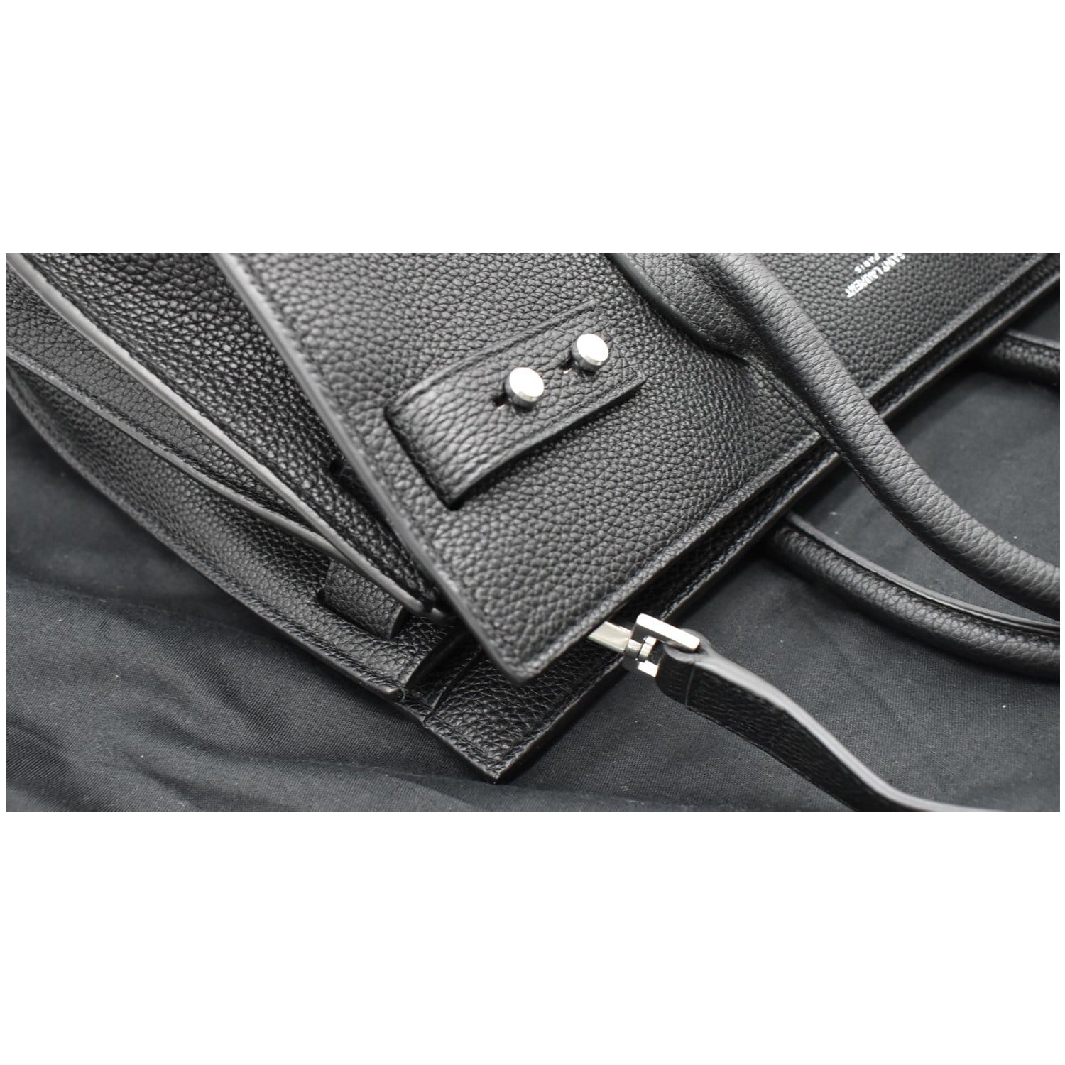 Saint Laurent Sac de Jour Backpack in Grained Leather - Black