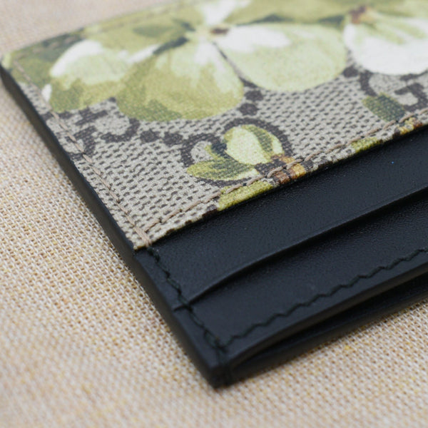 GUCCI Blooms GG Supreme Monogram Card Case Beige | DDH