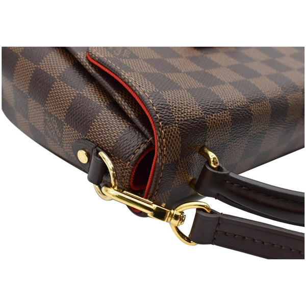 LOUIS VUITTON Croisette Damier Ebene Crossbody Bag Brown