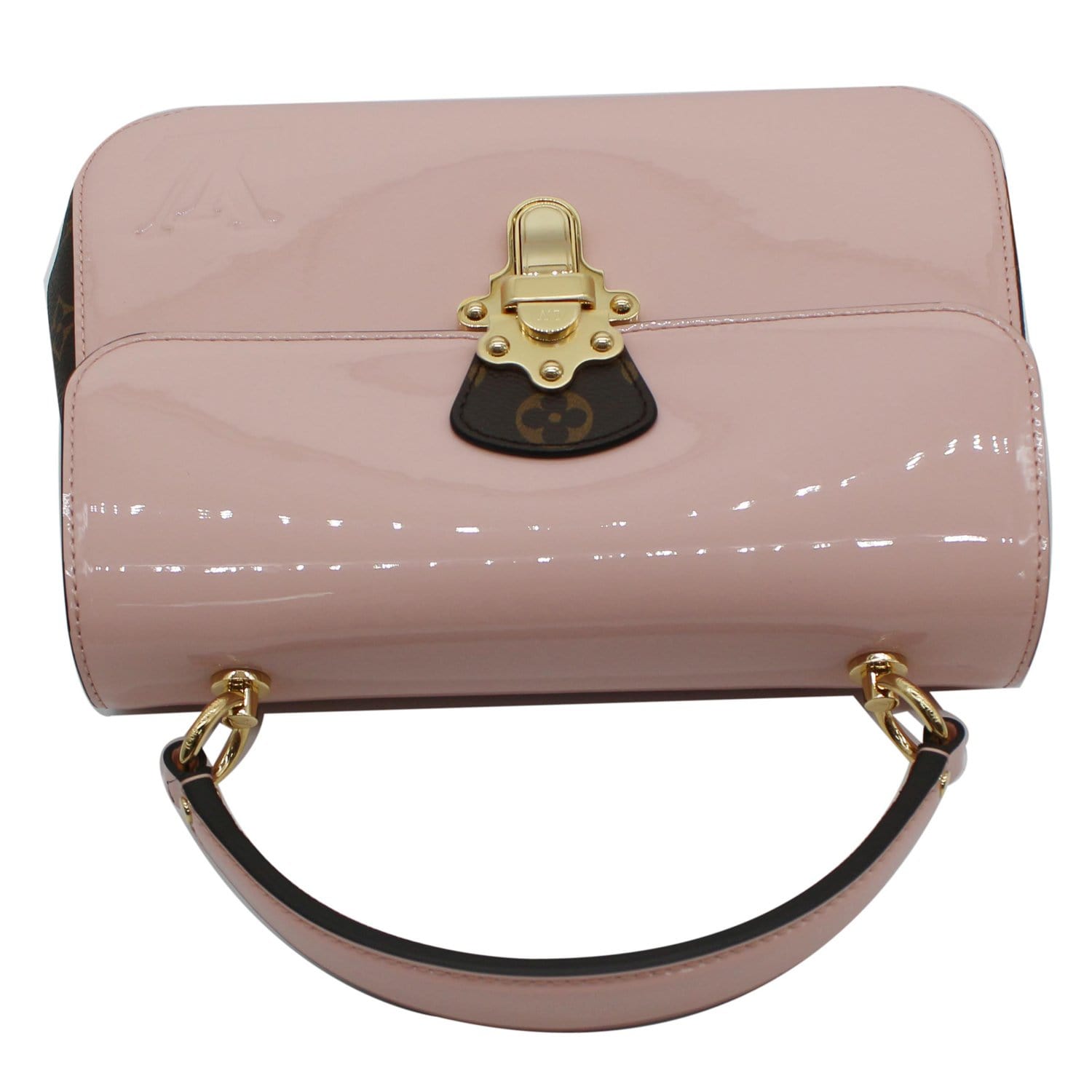 Louis Vuitton patent calf skin monogram cherry wood pm Women Hand Shoulder  Bag