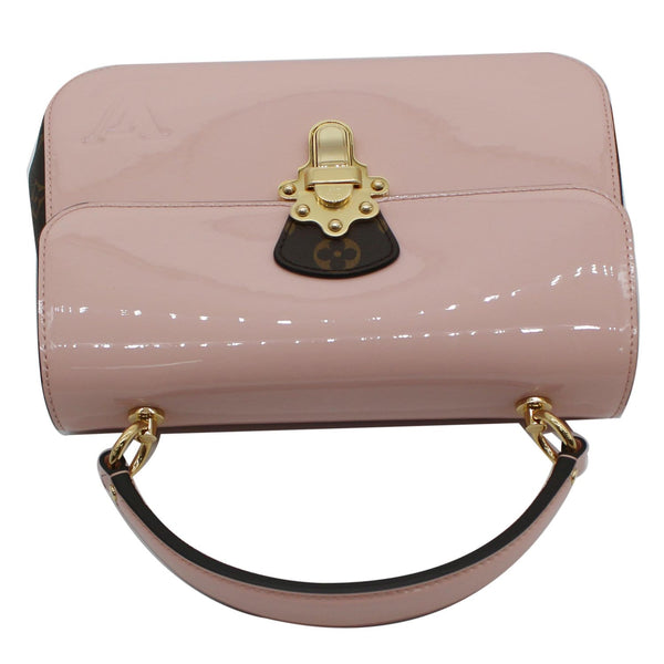 Louis Vuitton Cherrywood PM Patent Shoulder Bag - gatefold flap