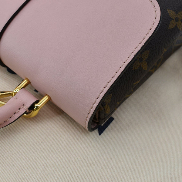 LOUIS VUITTON Locky BB Monogram Canvas Crossbody Bag Rose Poudre