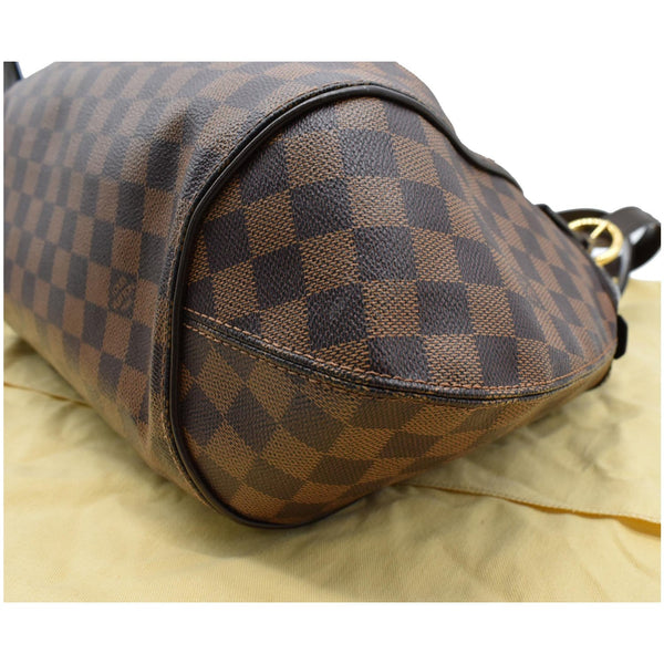 LOUIS VUITTON Sistina GM Damier Ebene Shoulder Bag Brown