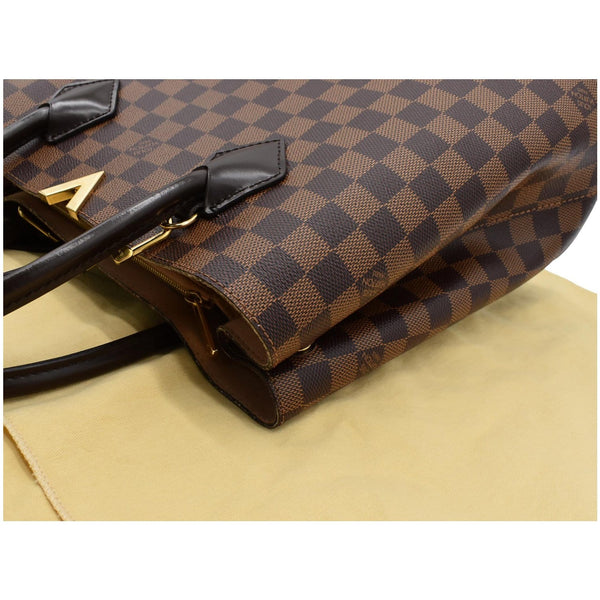 LOUIS VUITTON Kensington Damier Ebene Shoulder Bag Brown