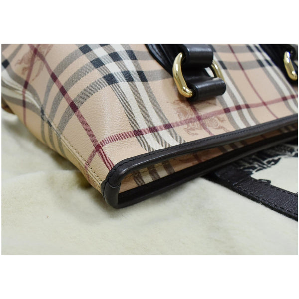 BURBERRY Haymarket Check Tote Bag Multicolor