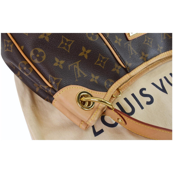 LOUIS VUITTON Galliera PM Monogram Canvas Shoulder Bag Brown