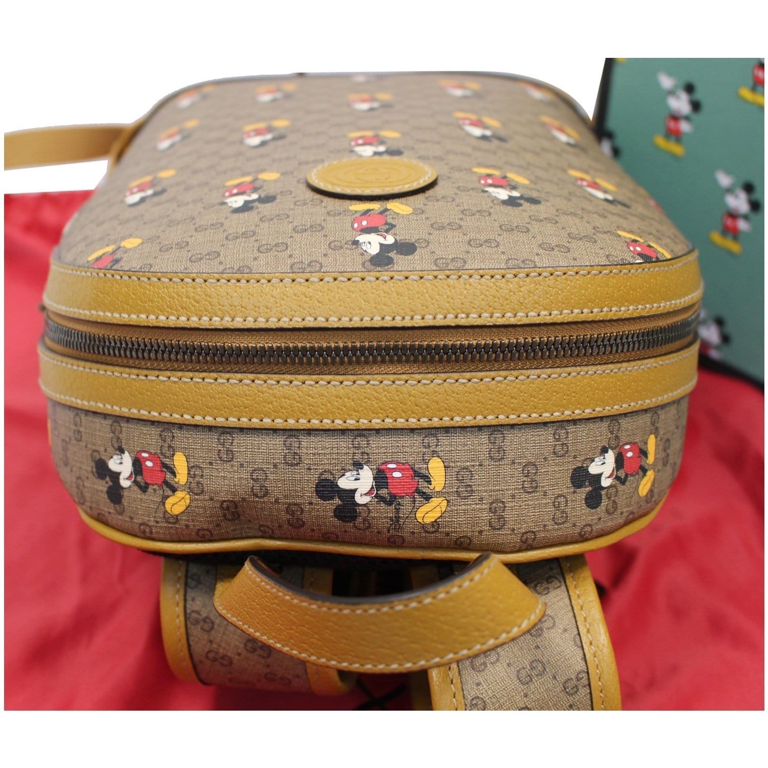 Gucci Disney x GUCCI Small Supreme Backpack Bag Beige