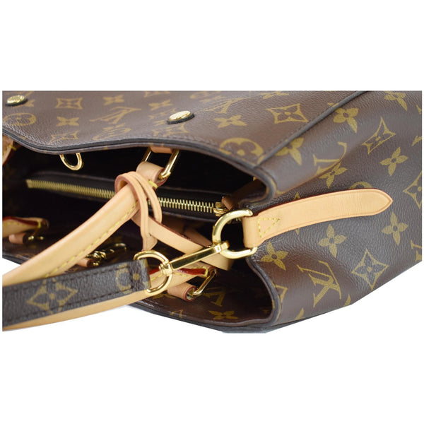 Louis Vuitton Montaigne MM Monogram Canvas Women Bag - side focused