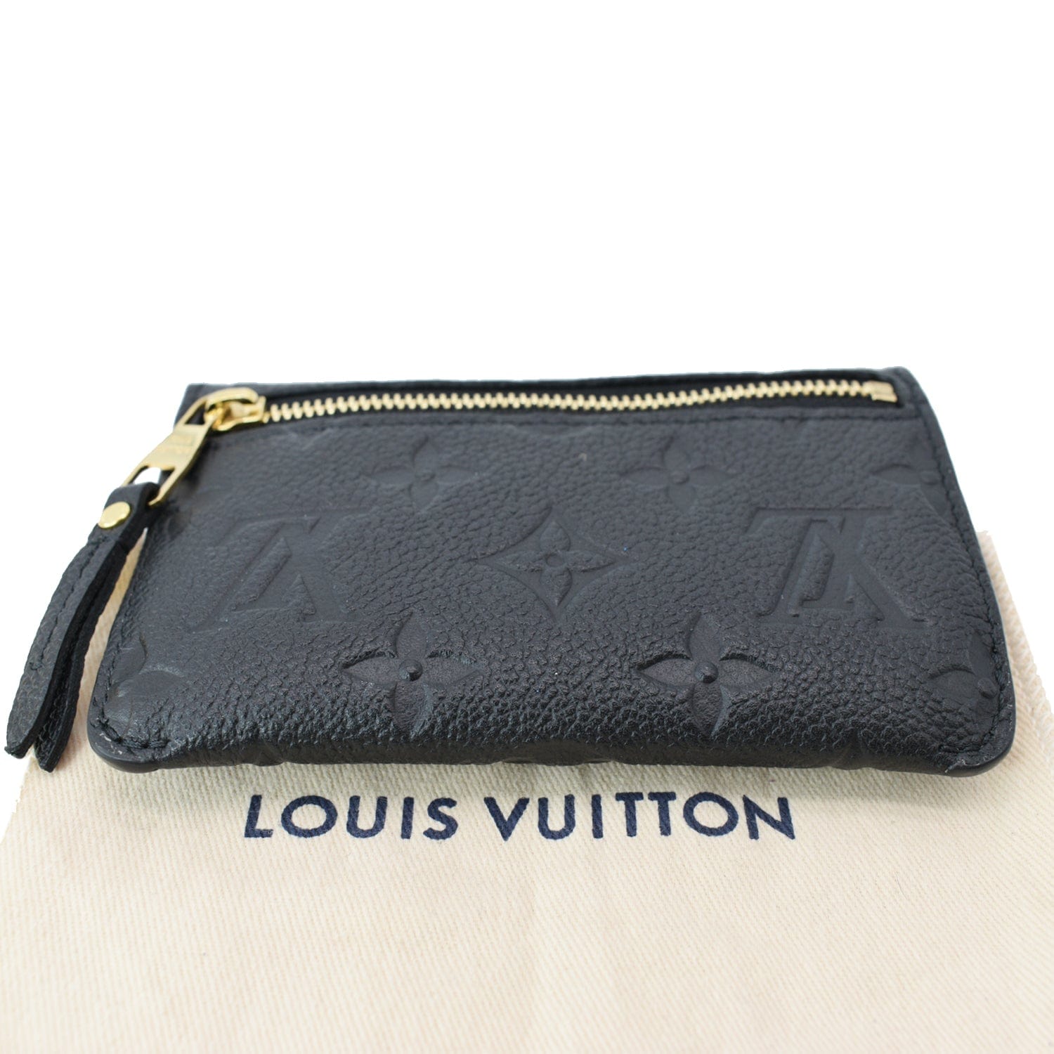Louis Vuitton Key Pouch Black Monogram Empreinte