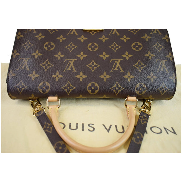 LOUIS VUITTON Marignan Monogram Canvas Messenger Shoulder Bag Brown
