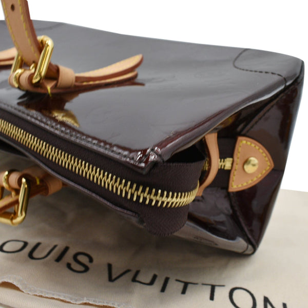 LOUIS VUITTON Rosewood Monogram Vernis Shoulder Bag Amarante