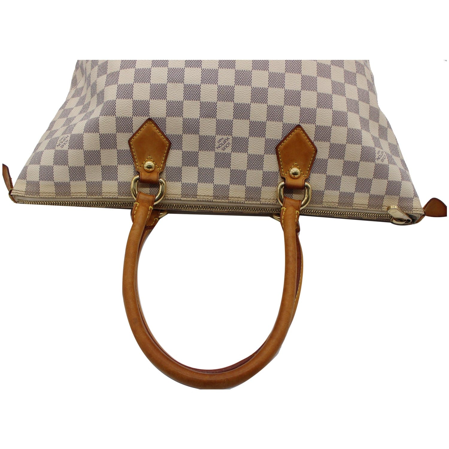 Louis Vuitton Damier Azur Saleya MM Zip Tote Bag 89lk615s For