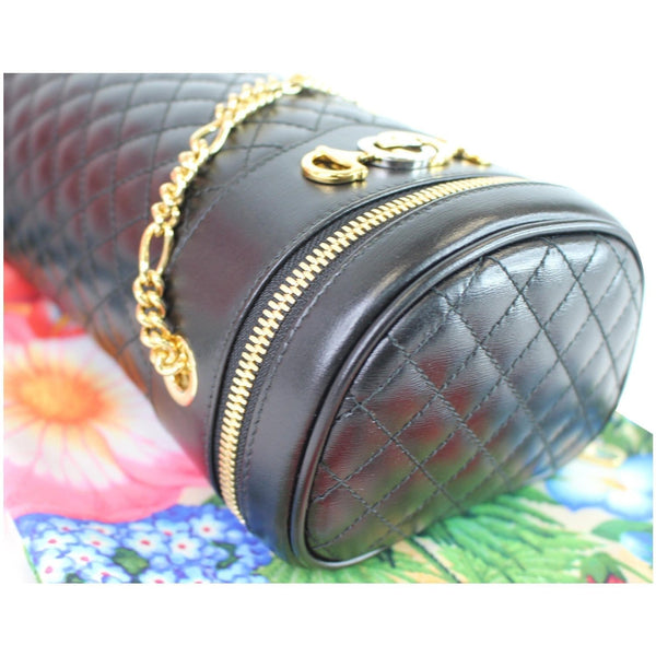 Gucci Trapuntta Calfskin Leather Belt Crossbody Bag - closed top