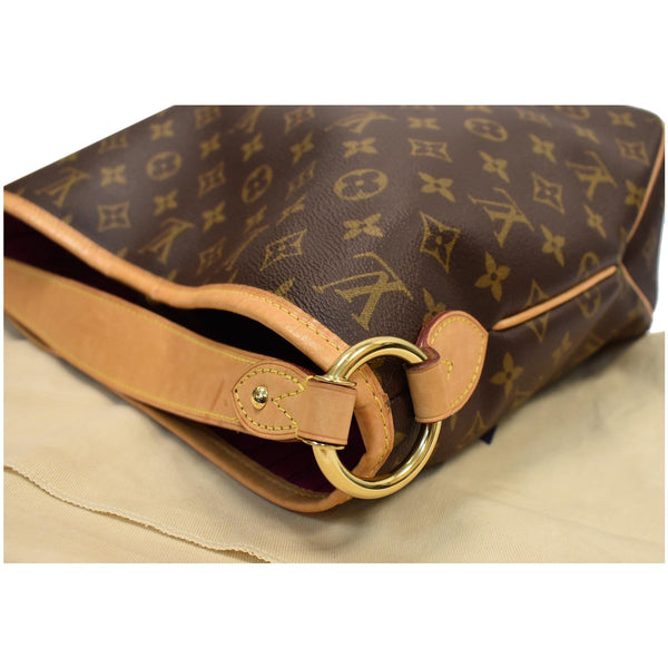 LOUIS VUITTON Delightful PM Damier Ebene Hobo Bag Brown
