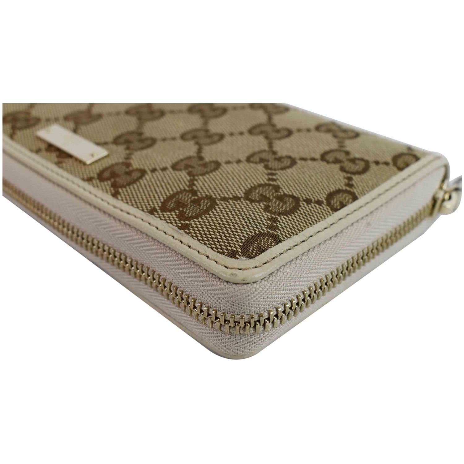 小物 GUCCI GG Canvas Long Wallet Zip Around GUCCI Zip Around GG Canvas Long Wallet Beige 307980
