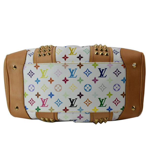 LOUIS VUITTON Courtney GM Monogram Canvas Shoulder Bag White