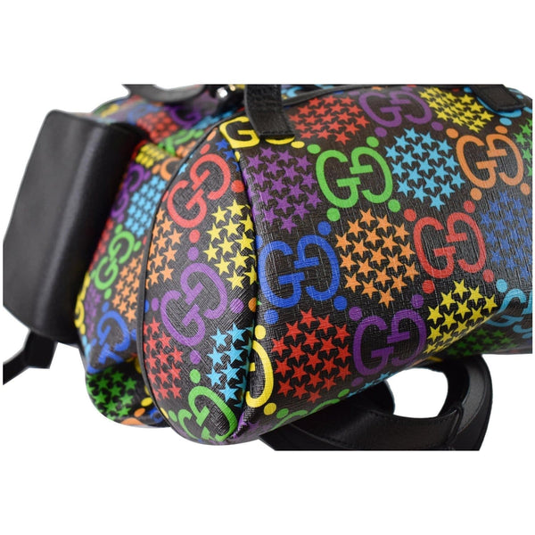GUCCI GG Psychedelic Supreme Medium Backpack Bag Black 598140 - Final Sale