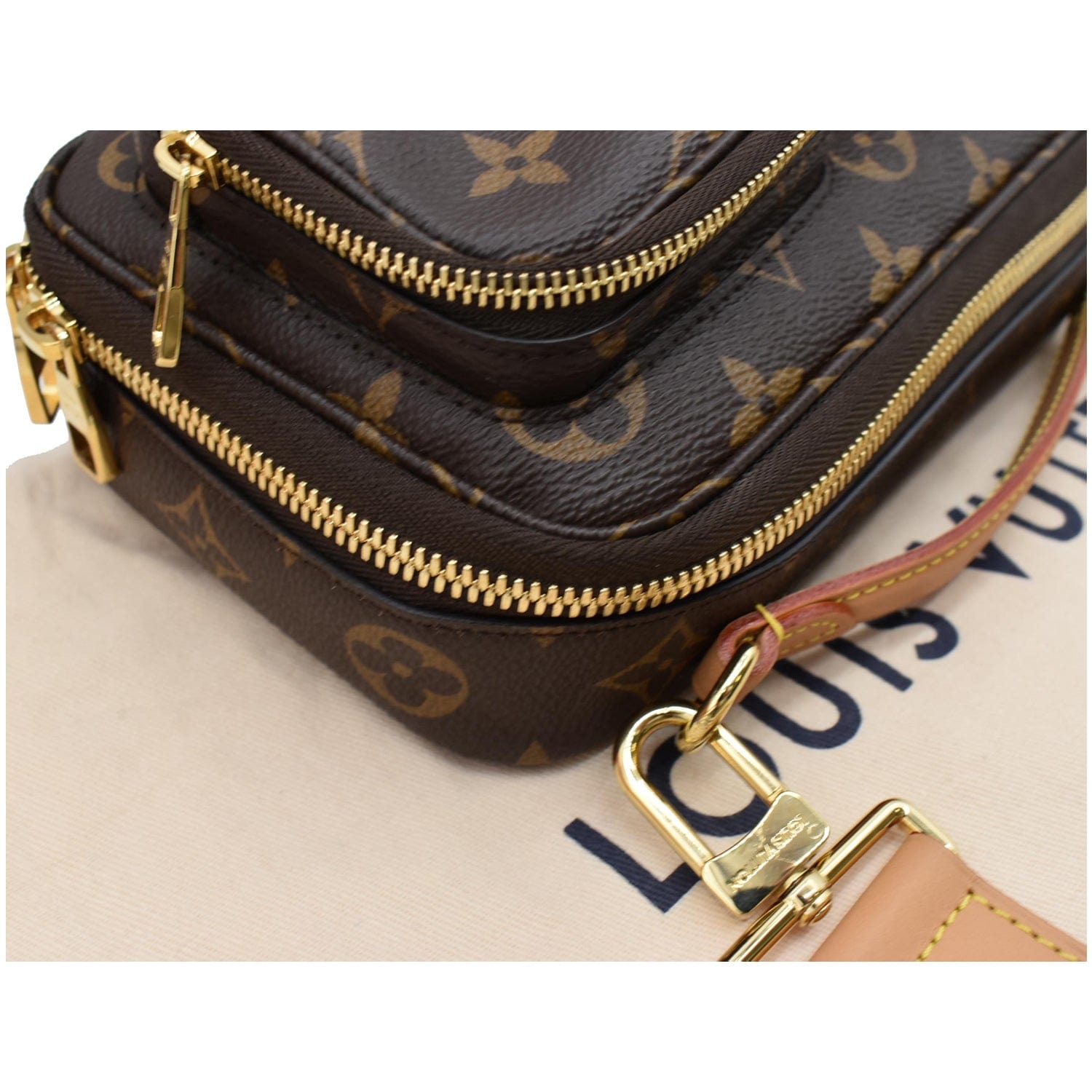 Shop Louis Vuitton Canvas Street Style Plain Leather Crossbody Bag