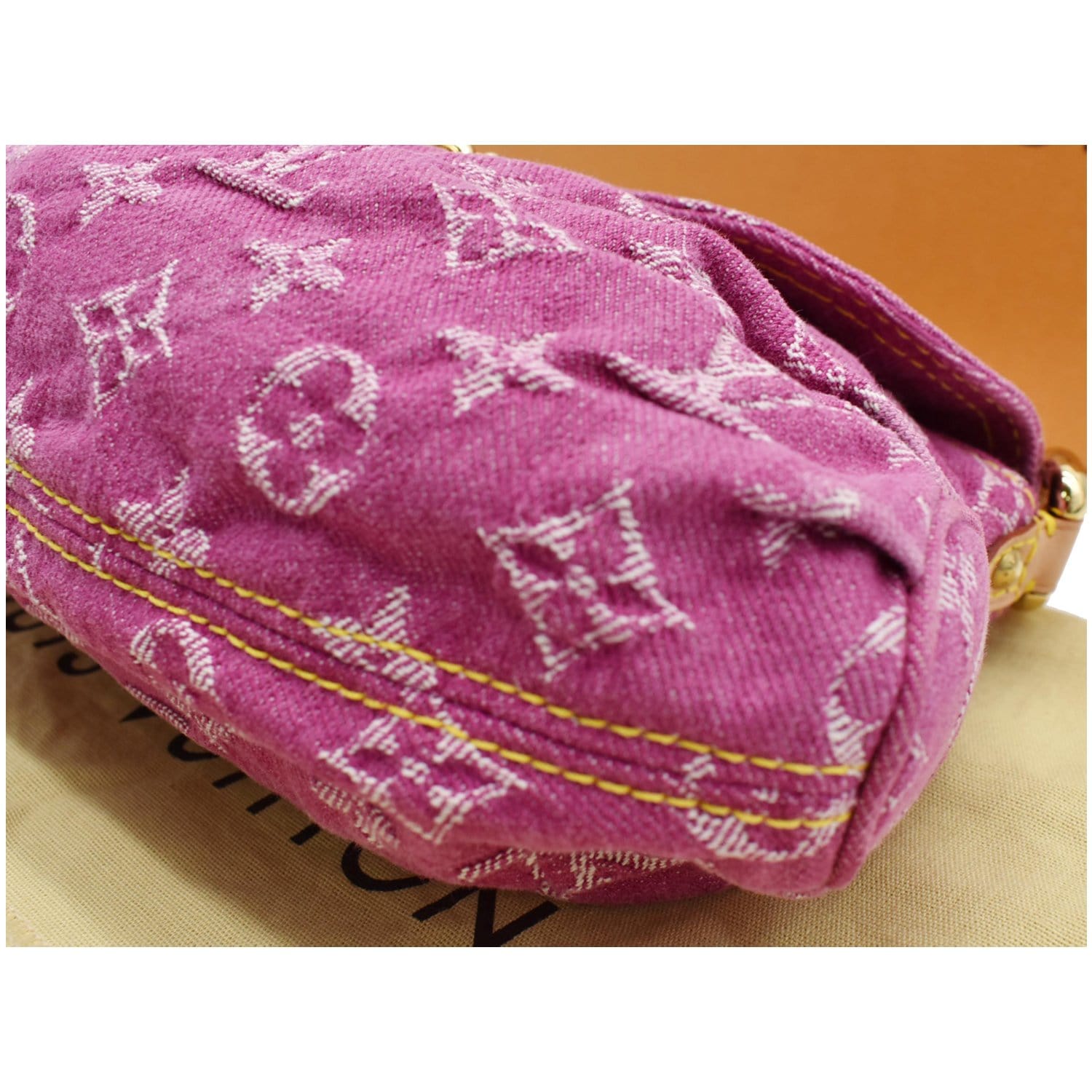 Louis Vuitton Monogram Denim Mini Pleaty - Pink Shoulder Bags, Handbags -  LOU776087