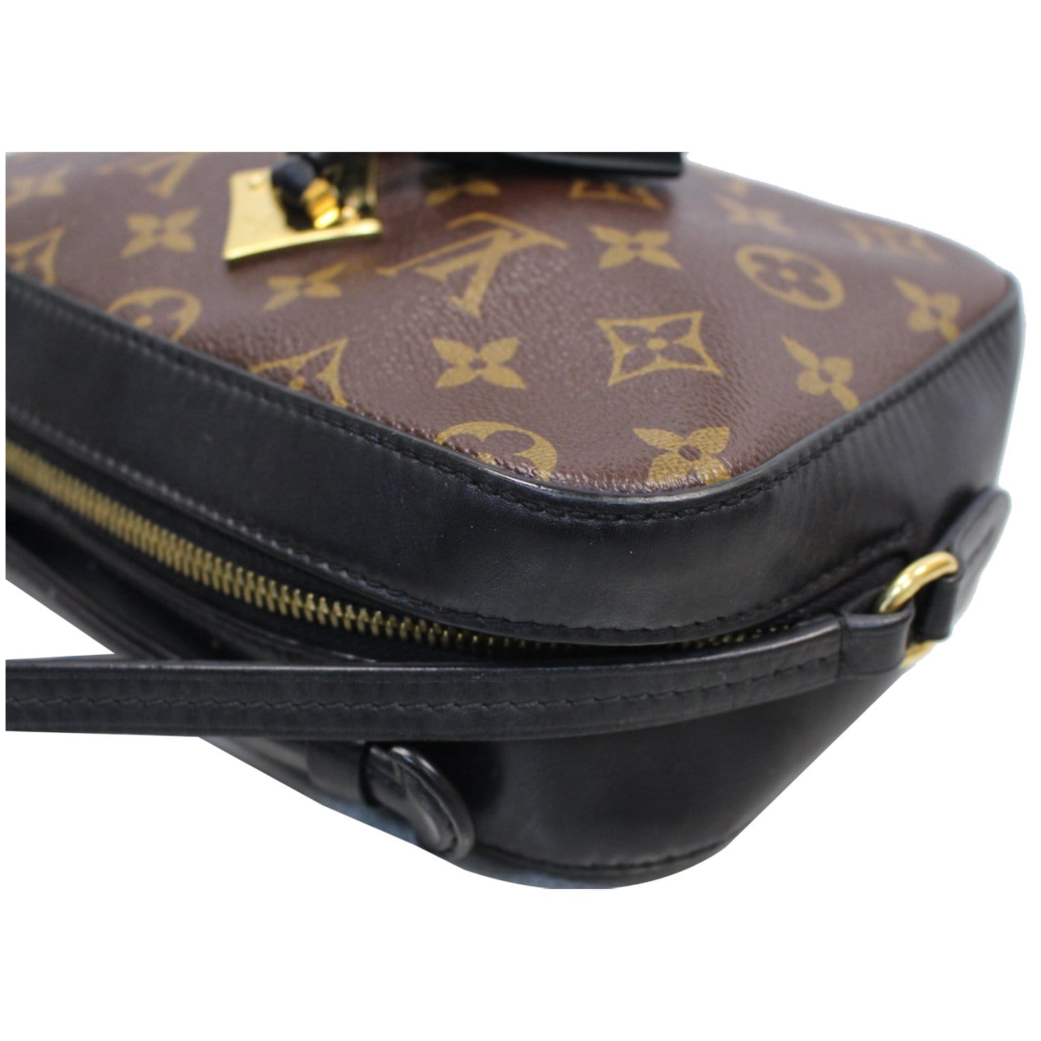 Brown Louis Vuitton Monogram Saintonge Crossbody Bag