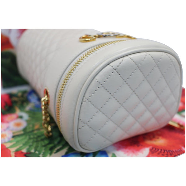 Gucci Trapuntta Calfskin Leather Belt Bag - white seams
