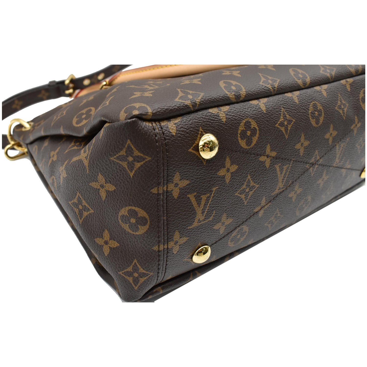 Louis Vuitton Monogram Pallas BB Shoulder Hand Bag 2ways Noir Z1813