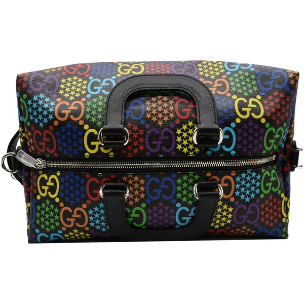 GUCCI Psychedelic GG Monogram Canvas Duffel Travel Bag Multicolor 587866