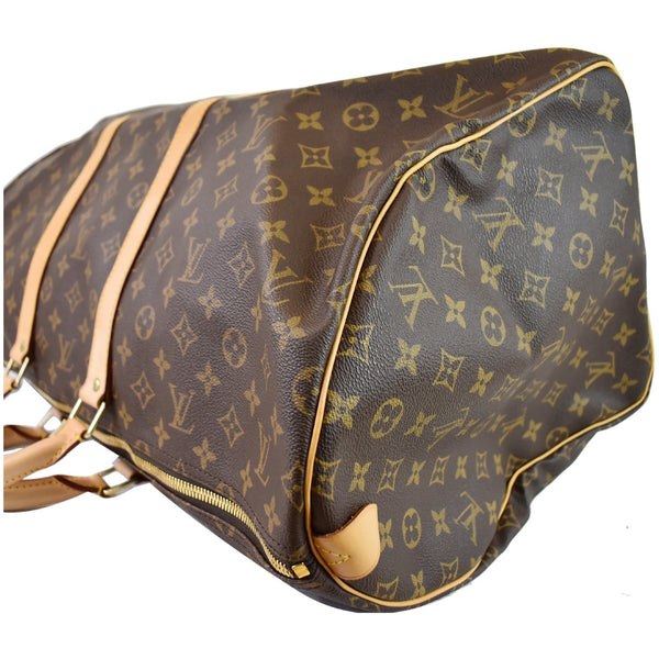 Louis Vuitton Keepall 55 Monogram Canvas Bag corner