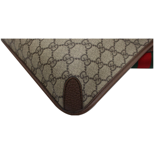 GUCCI Neo Vintage Medium GG Supreme Canvas Messenger Bag Beige 598604