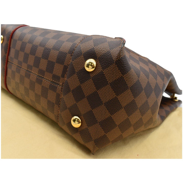 LOUIS VUITTON Caissa Damier Ebene Hobo Bag Brown