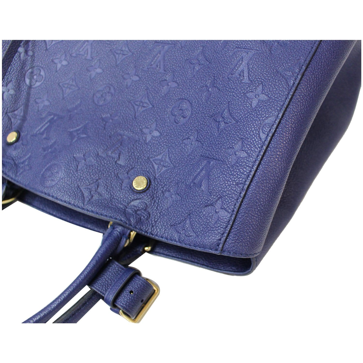 Sell Louis Vuitton Monogram Empreinte Montaigne MM Bag - Blue