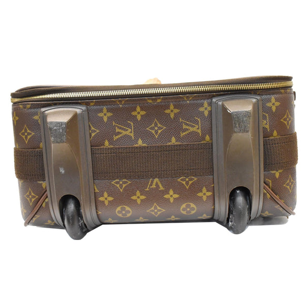Louis Vuitton Pegase 55 Monogram Canvas Suitcase Bag - preowned travel bag | DDH