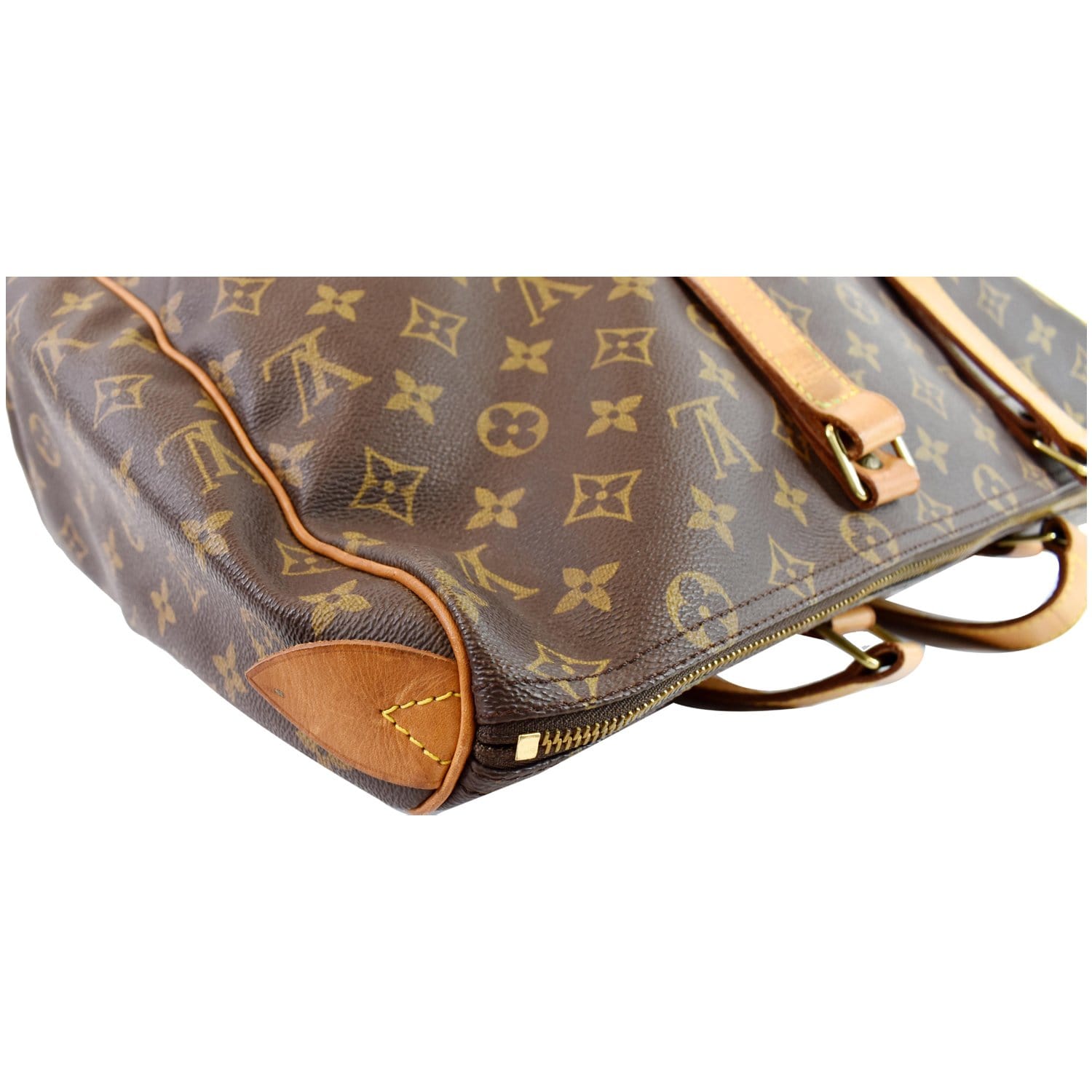 Flanerie leather handbag Louis Vuitton Brown in Leather - 33837764