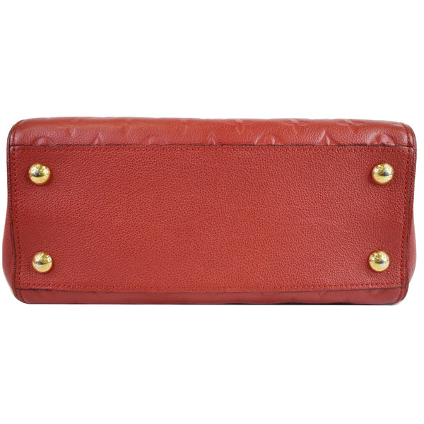 LOUIS VUITTON Trocadero Monogram Empreinte Leather Shoulder Bag Red