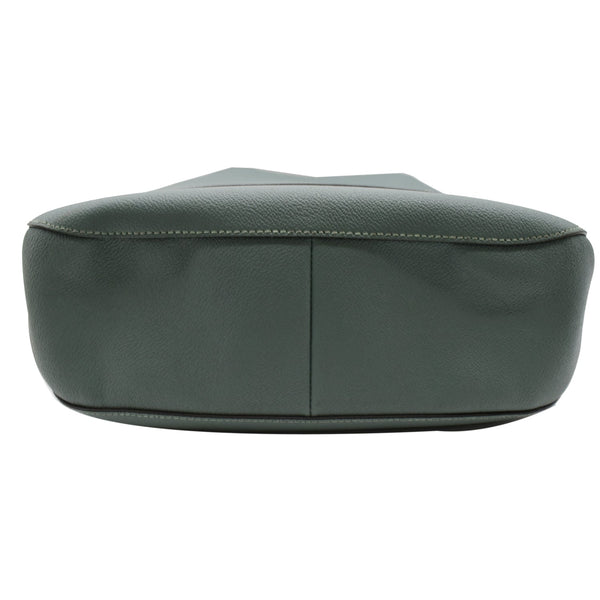 Preloved Burberry Bucket Leather Shoulder Bag Blue