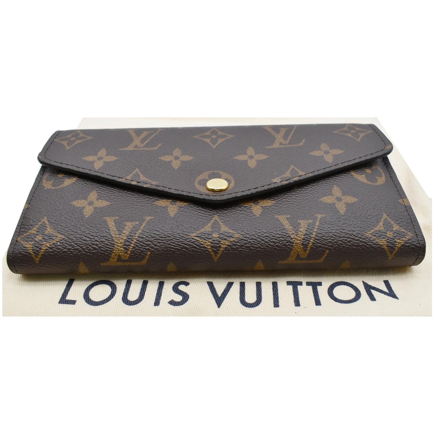 Sarah leather wallet Louis Vuitton Brown in Leather - 35676611