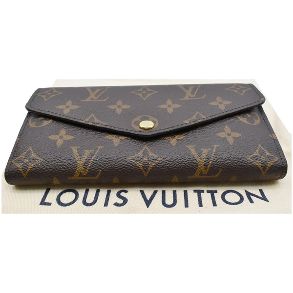 Louis Vuitton Monogram Canvas Sarah Wallet Brown For Sale