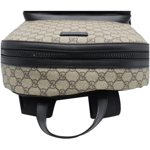 GUCCI GG Monogram Supreme Backpack Bag Beige 406370