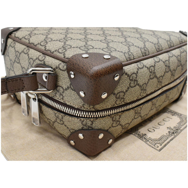 Gucci GG Supreme Monogram Canvas Shoulder Bag Beige color