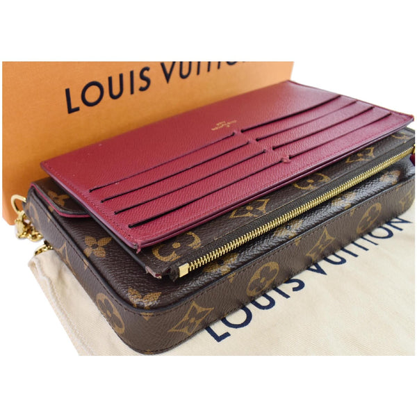 Louis Vuitton Pochette Felicie Monogram Canvas Bag - top view