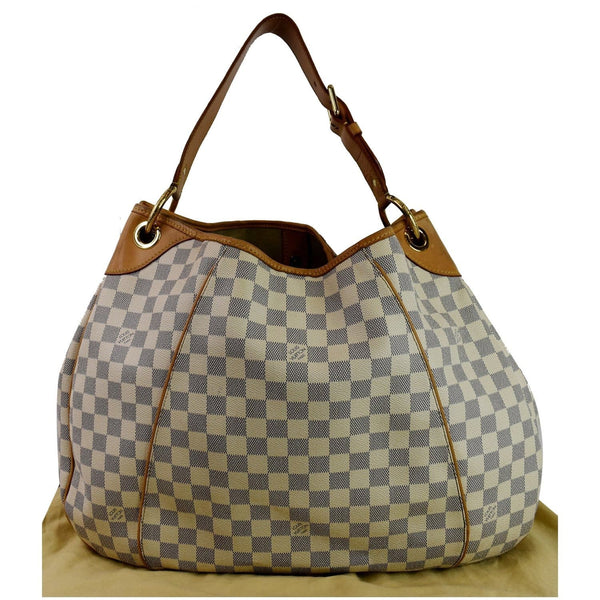 LOUIS VUITTON Galliera GM Damier Azur Shoulder Bag White