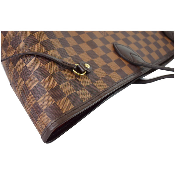 Louis Vuittton Neverfull GM Damier Ebene Shoulder Bag - upper corner