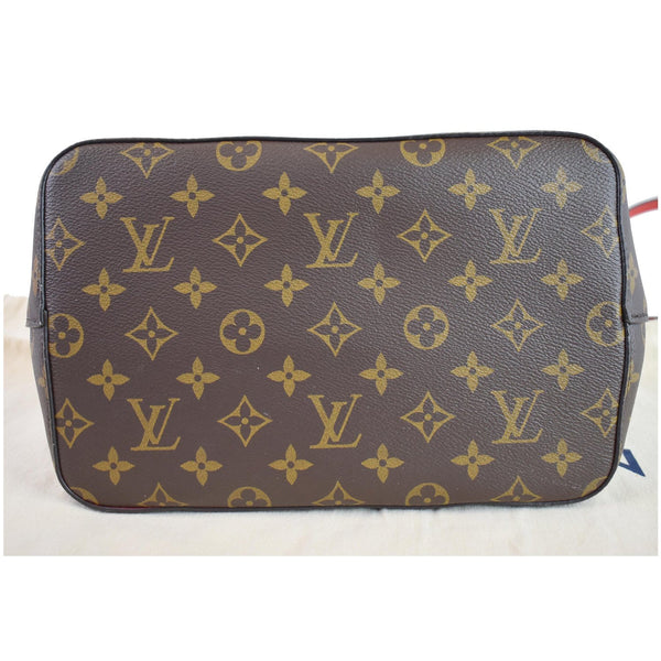 LOUIS VUITTON Neonoe Monogram Canvas Crossbody Bag Coquelicot