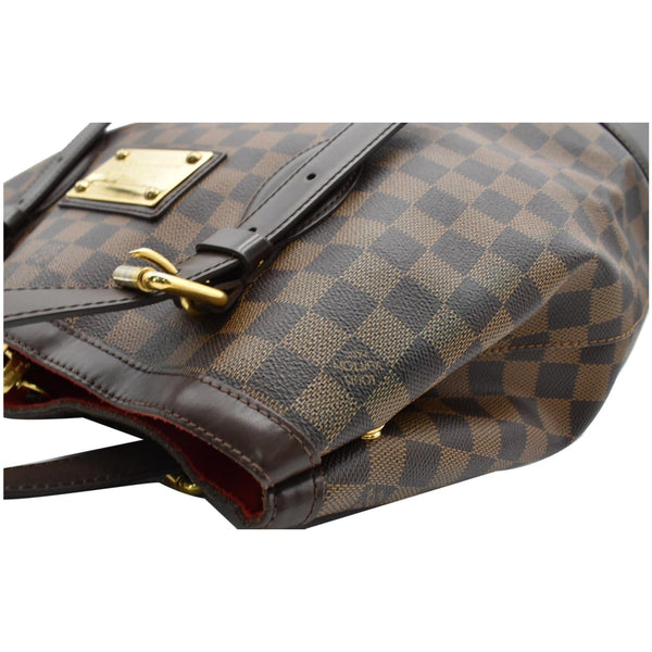 LOUIS VUITTON Hampstead GM Damier Ebene Shoulder Bag Brown