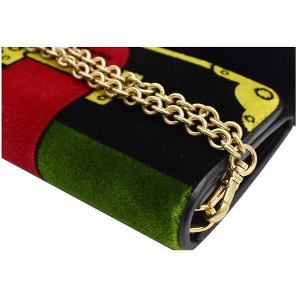 Prada Cahier Velvet Clutch Bag Multicolor - Milano Edition