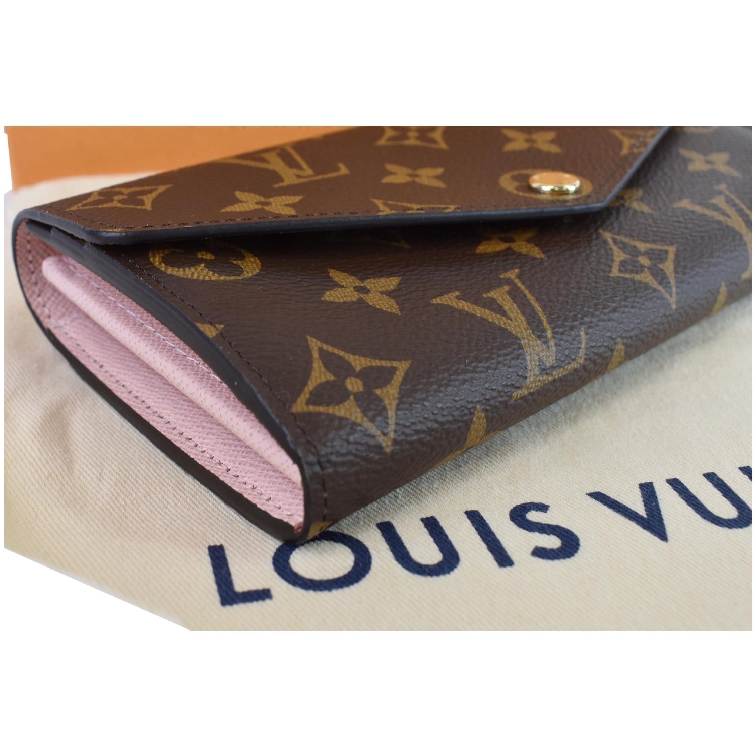 Louis Vuitton - Sarah Wallet - Rose Ballerine - Women - Luxury
